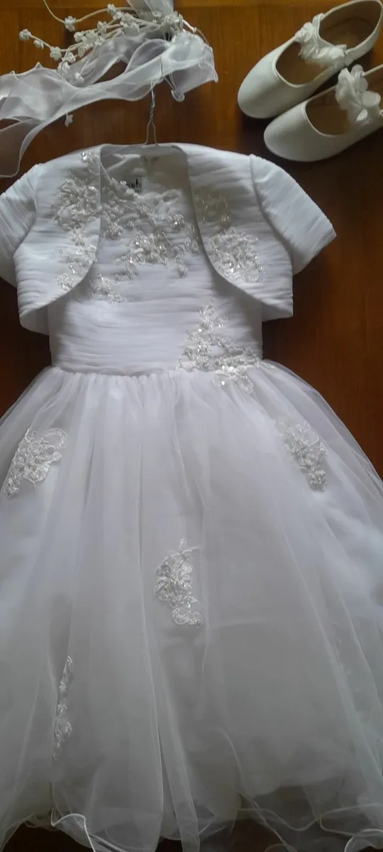 Communion dress age 8-9 - Image 1