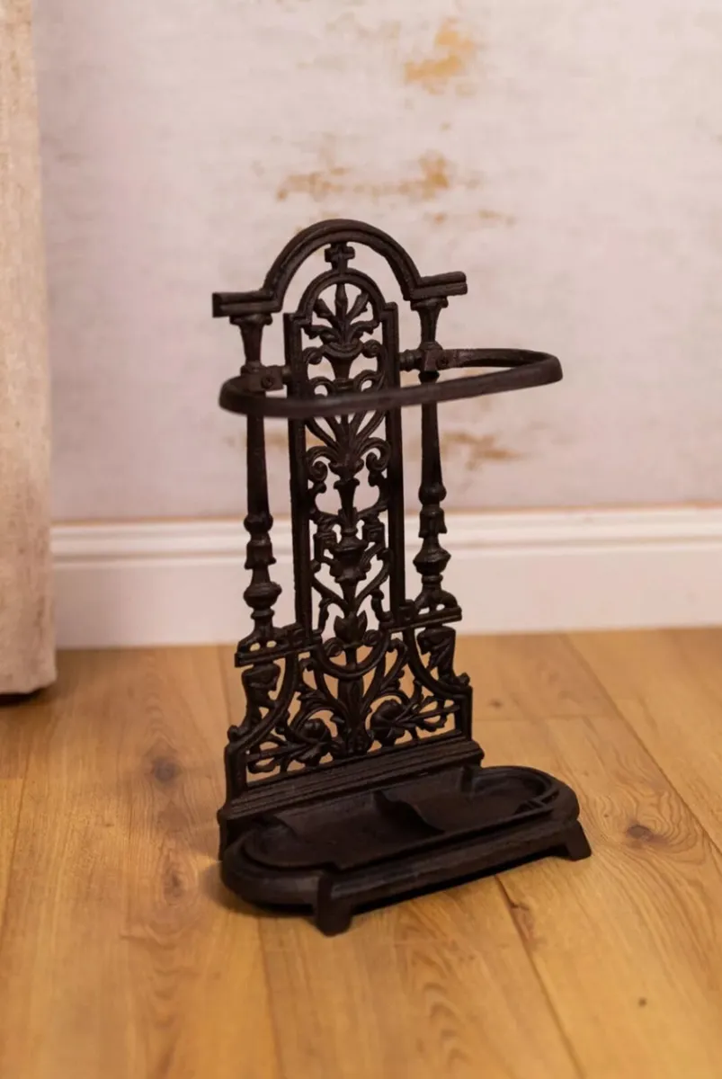 Vintage Style Cast Iron Umbrella Stand NEW - Image 4
