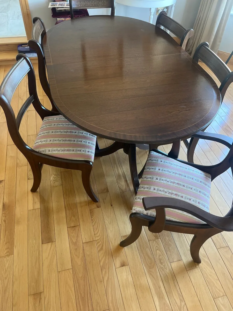 Mahogany Table with removable extention - Image 2