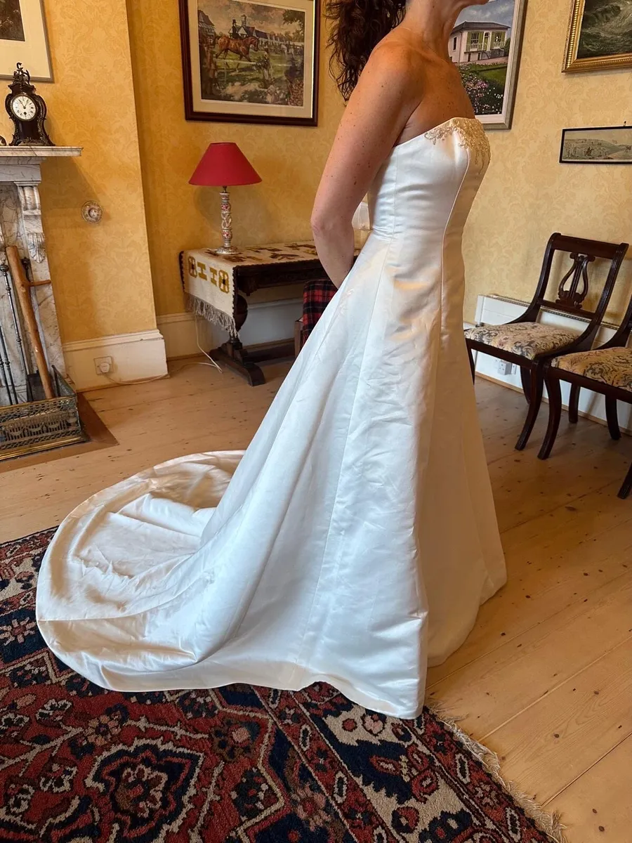 Champagne/Ivory Wedding Dress - Image 2