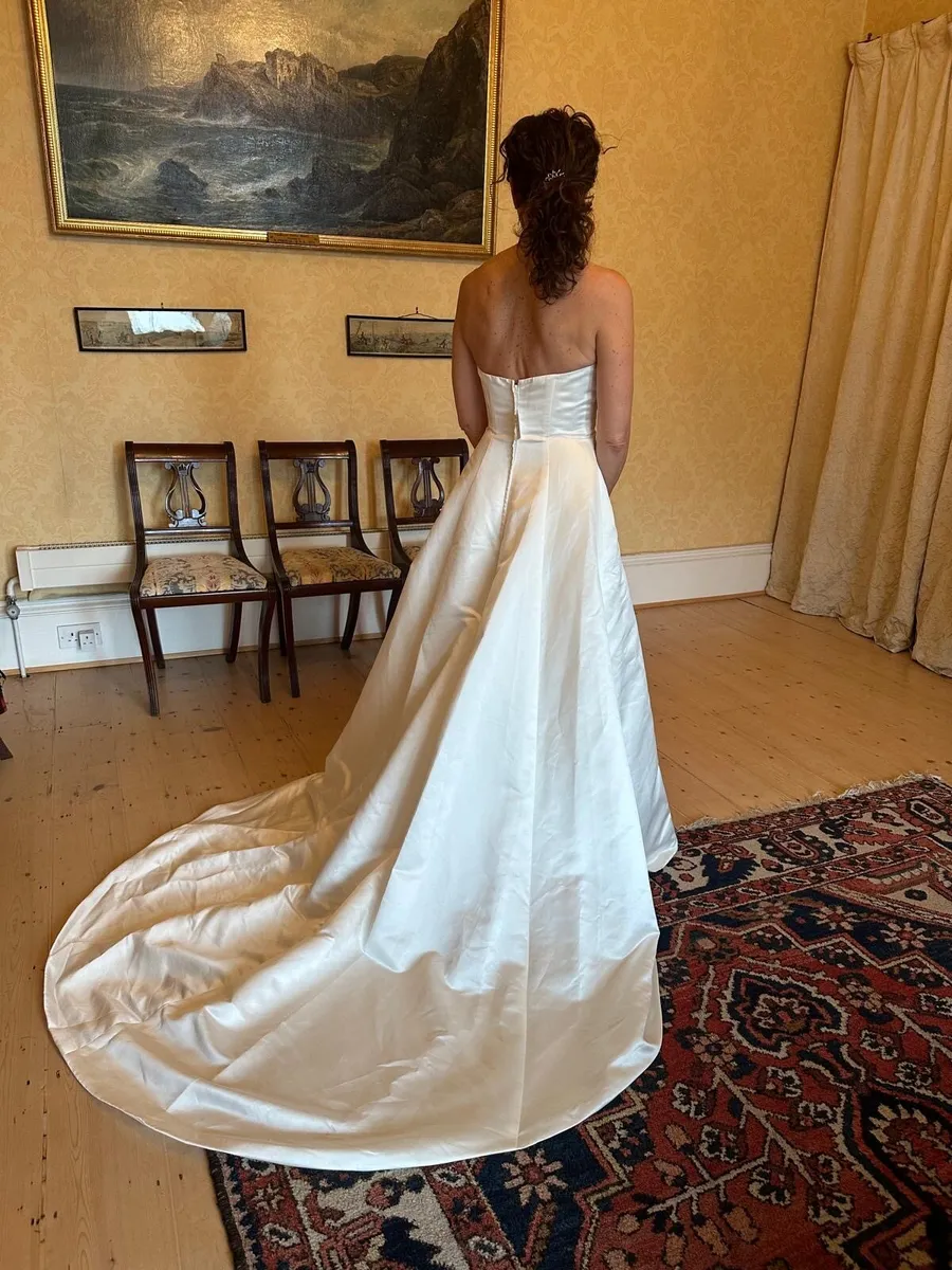Champagne/Ivory Wedding Dress - Image 3