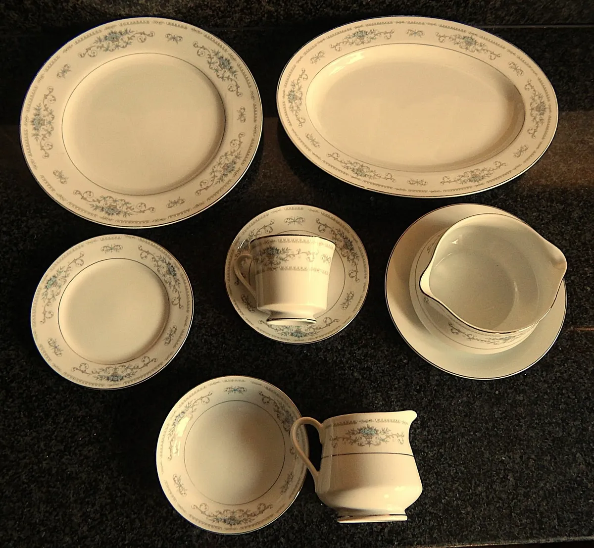 24 Pieces of Diane Japanese Fine Porcelain China - Image 3