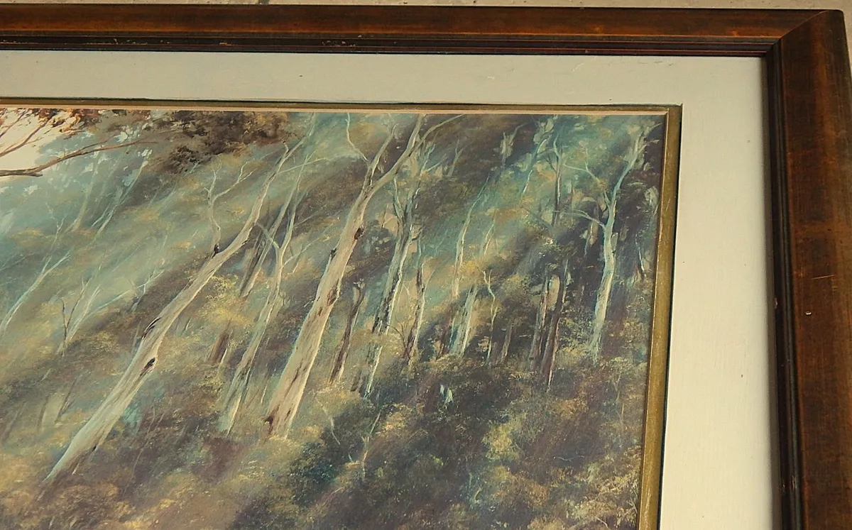 Large Print of Kevin Best Painting in Ornate Frame - Image 2