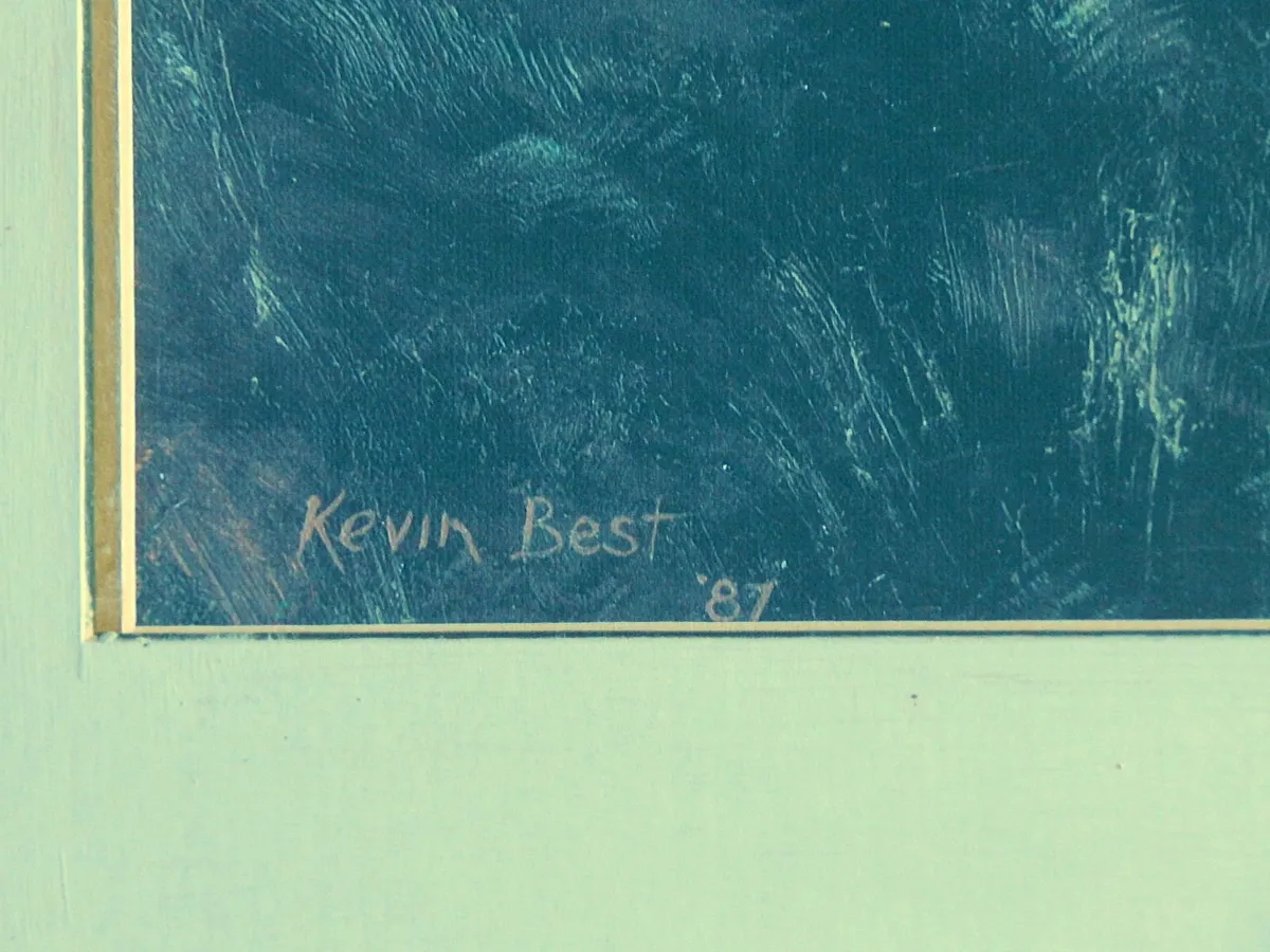 Large Print of Kevin Best Painting in Ornate Frame - Image 3