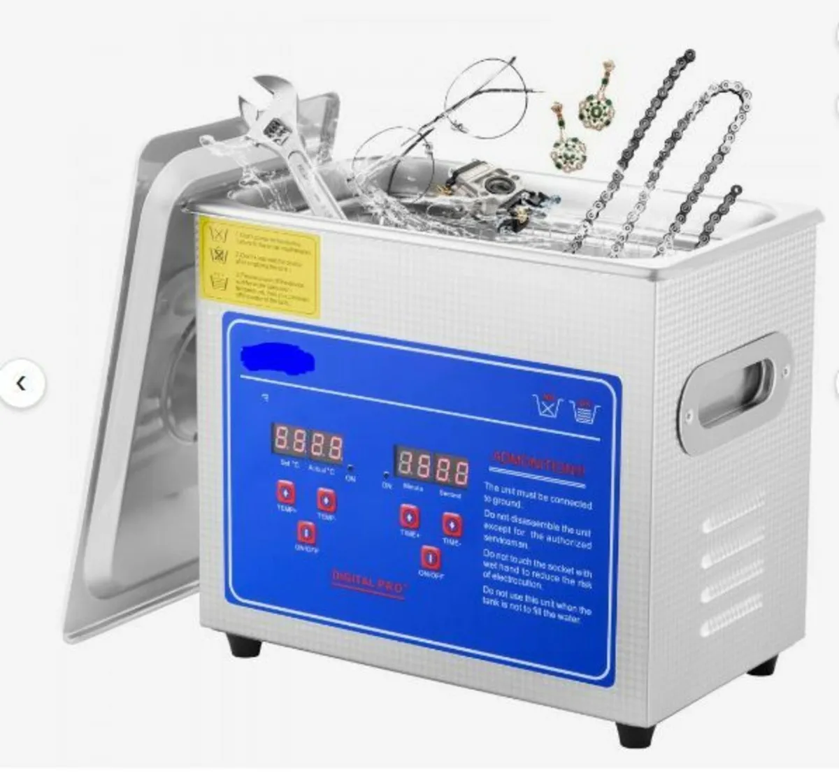 3L Ultrasonic Cleaner Machine Stainless Steel - Image 1