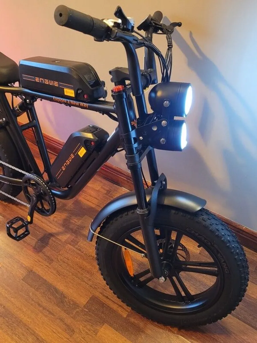 electric bike, ENGWE M 20 BLACK, DUAL BATTERY, delivery available,  one-year warranty. - Image 1