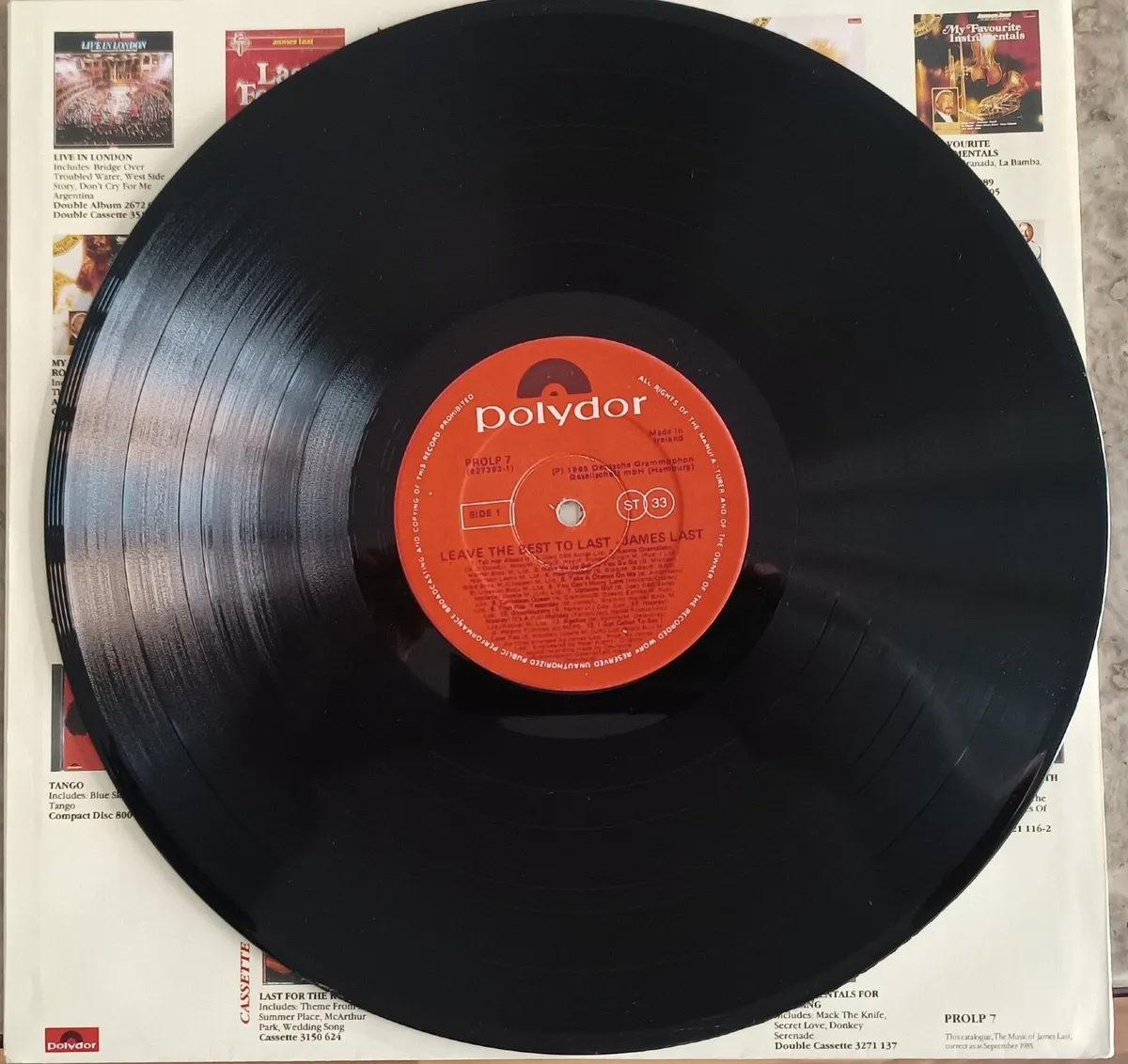 James Last Vynil Record - Image 4