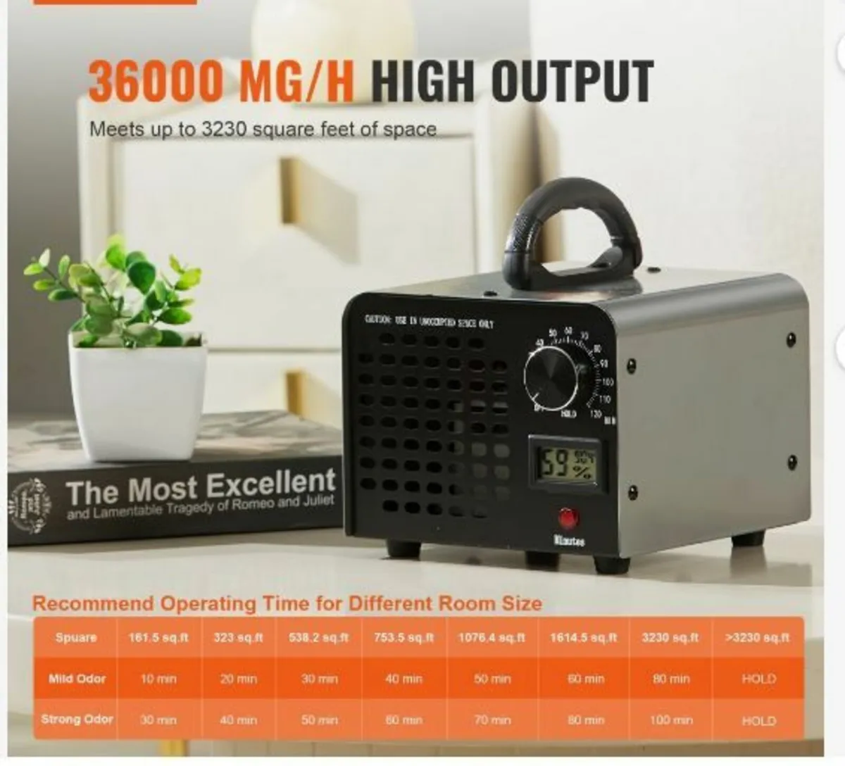 Ozone Generator 36000mg/h Ozone Machine - Image 4