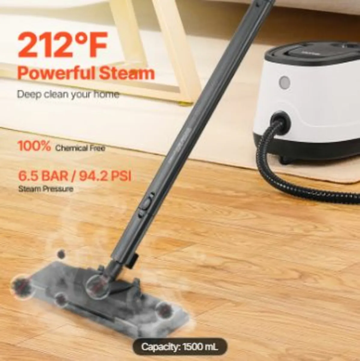 Steam Cleaner Multipurpose Steamer with 27 - Image 4