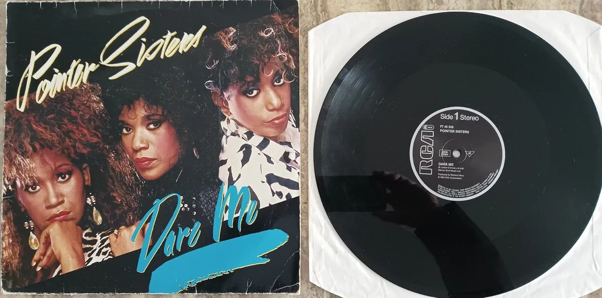 Pointer Sisters Dare Me Vynil Record - Image 1