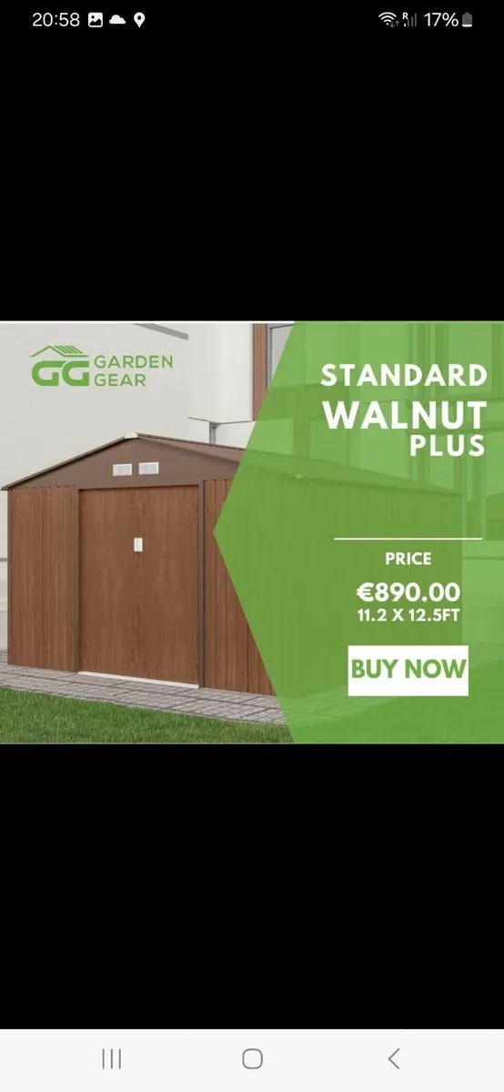 Steel Garden Sheds - Image 1