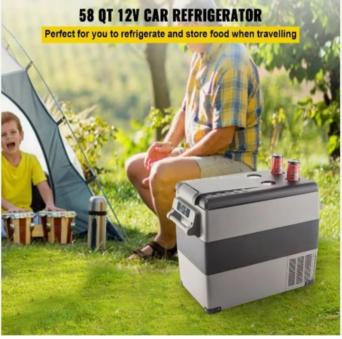 Car Refrigerator 55L Compressor Portable - Image 3