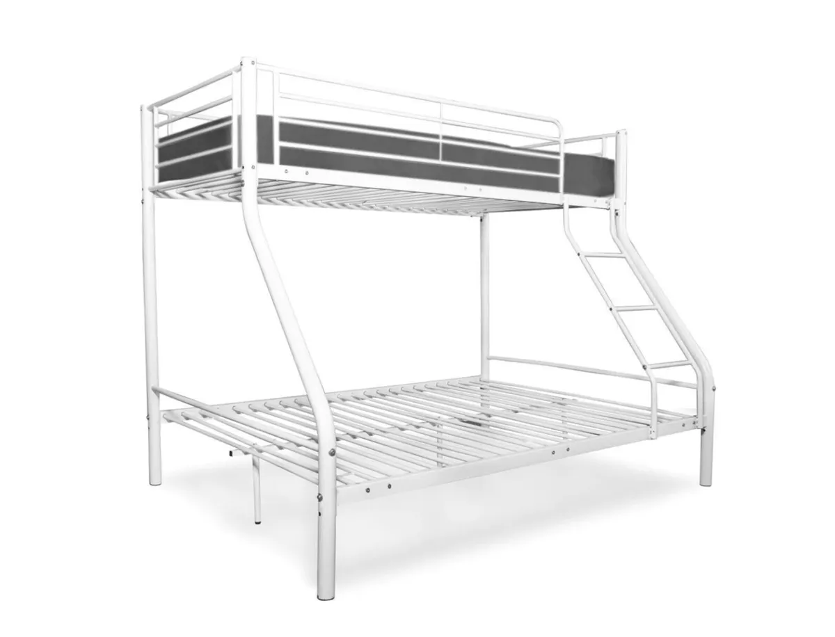 Modern Triple Bunk Bed – Stylish, Space-Efficient - Image 1