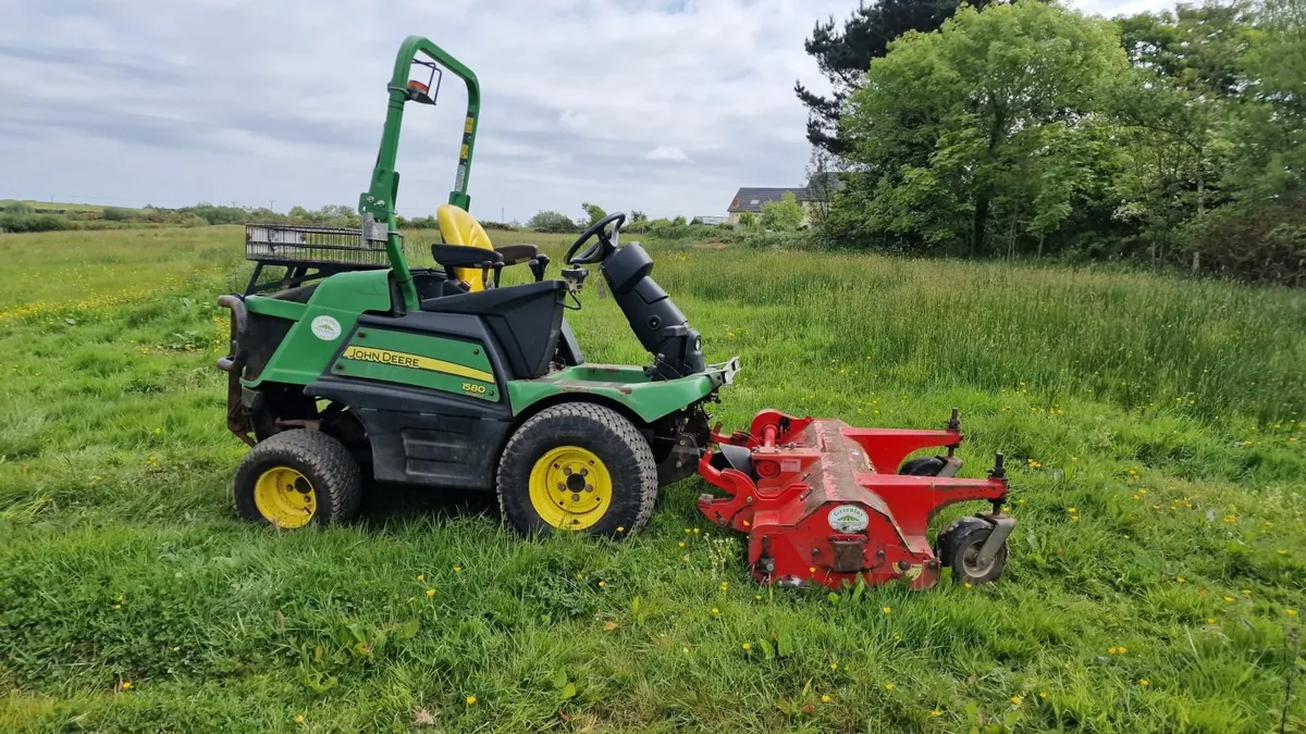 John Deere 38hp ride on mower lawnmower - Image 1