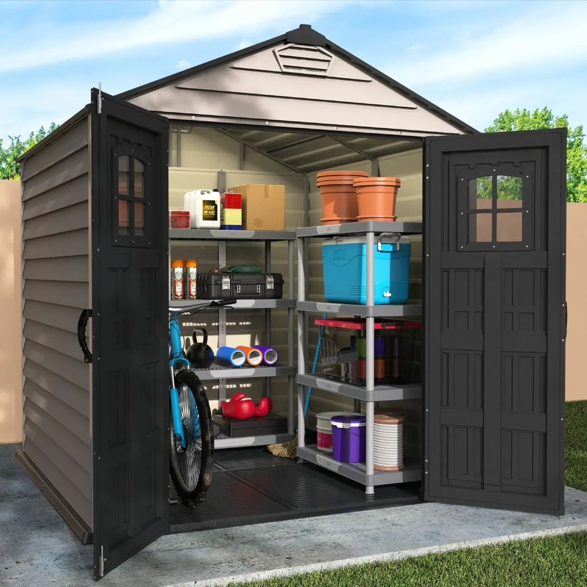 Discover our range of Vinyl Maintenance Free sheds - Image 4