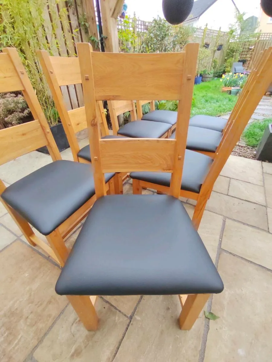 8 kitchen dining chairs - Image 2