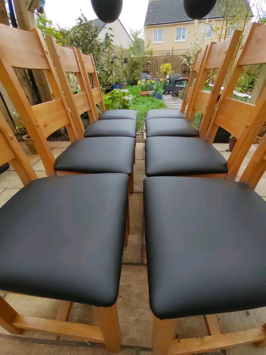 8 kitchen dining chairs - Image 4