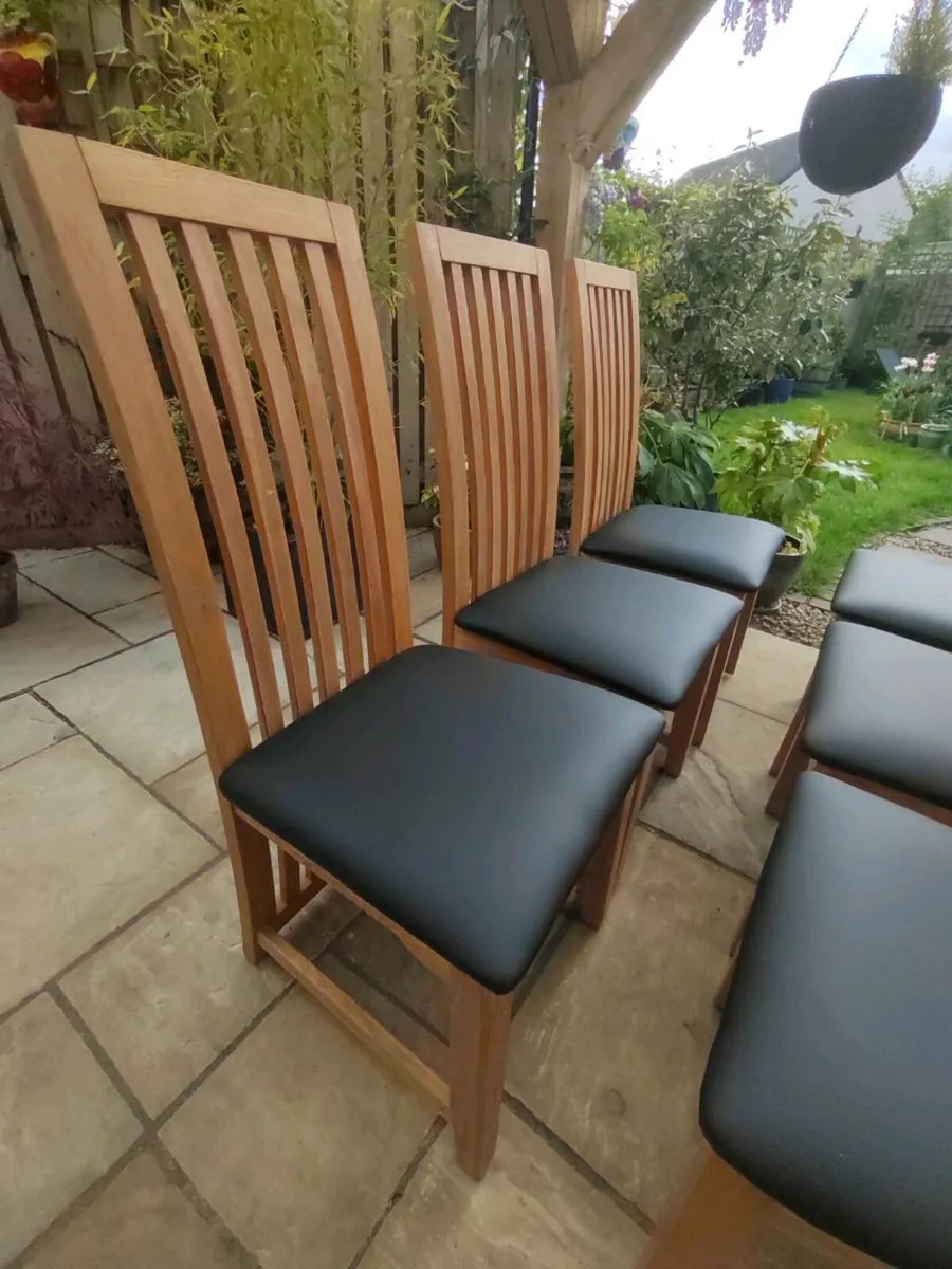 6 kitchen dining chairs - Image 3