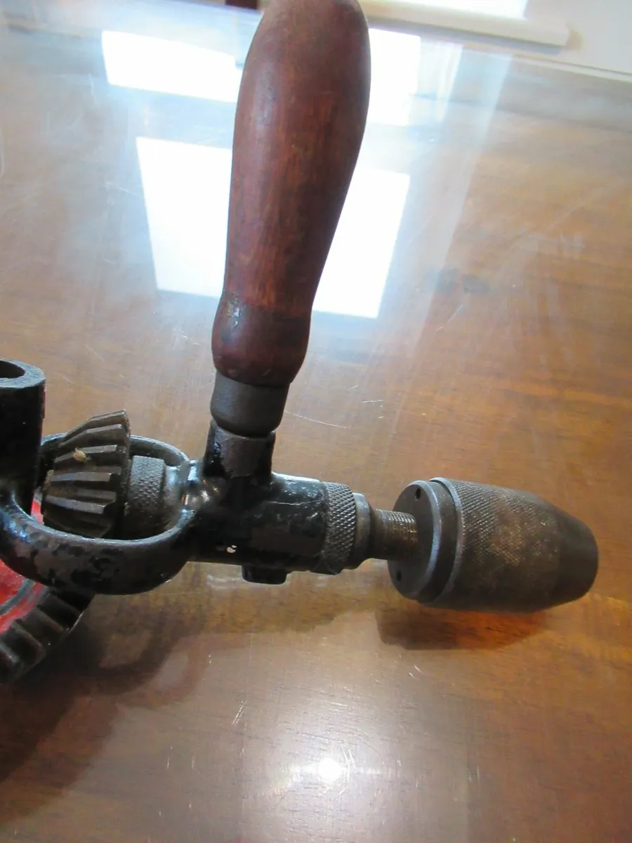 Antique vintage tools chest drill Millers breast - Image 4