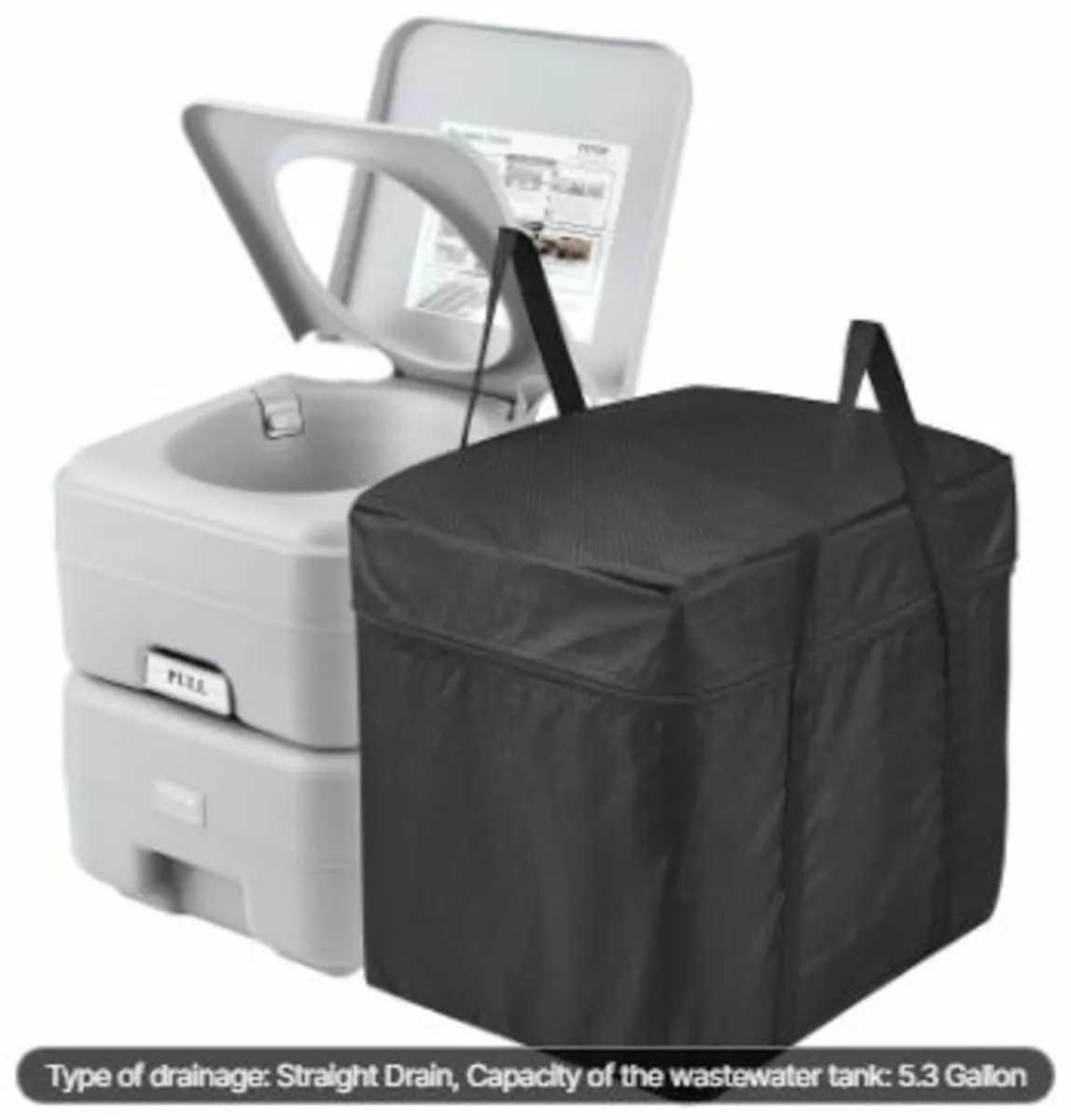 Portable Toilet Flush Travel Camping 5.3 - Image 1