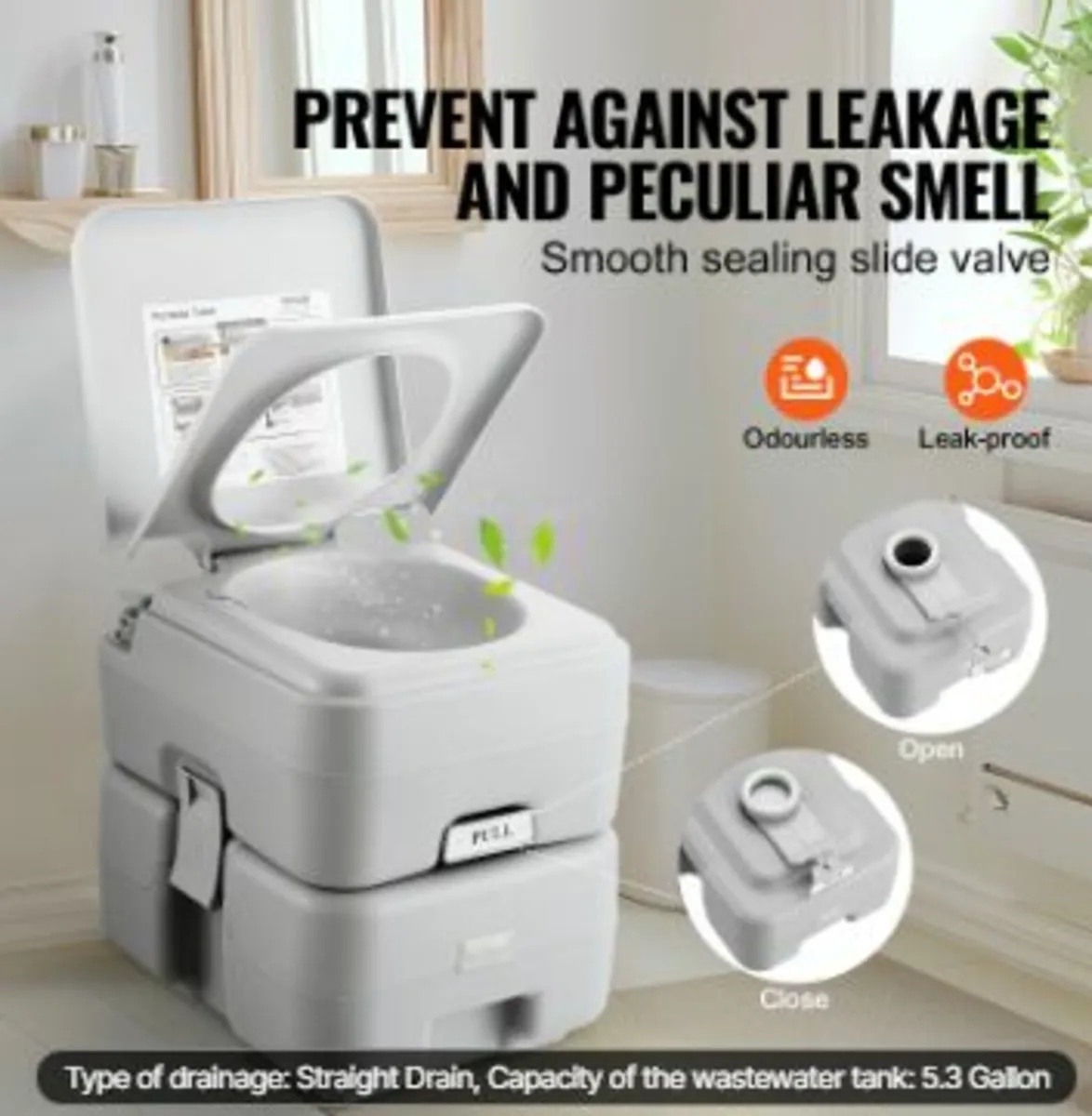 Portable Toilet Flush Travel Camping 5.3 - Image 2