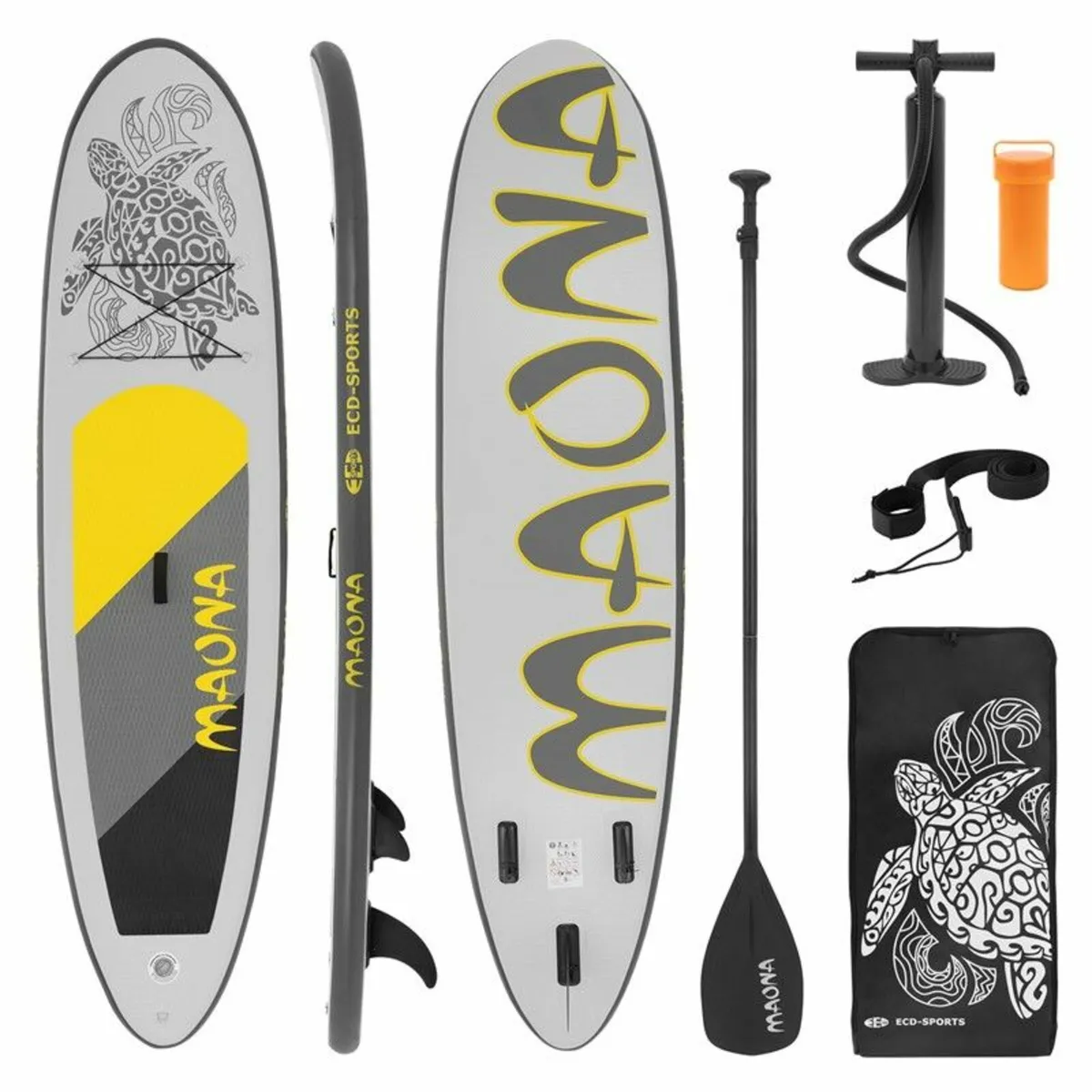 SUP Stand Up Paddle Surfboard Grey - Image 1
