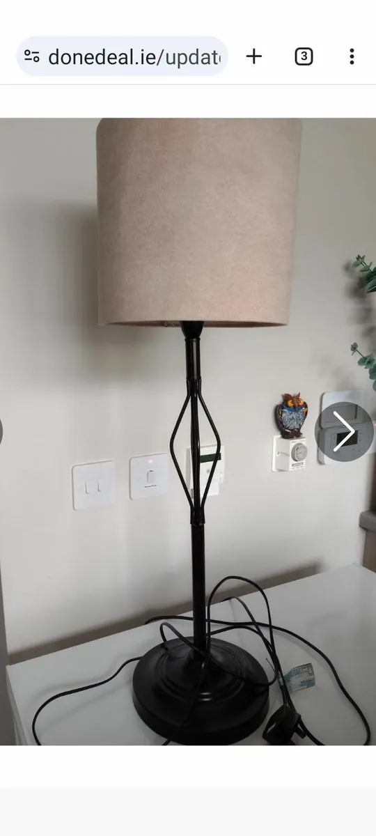 Wrought iron floor lamp or table lamp - Image 4