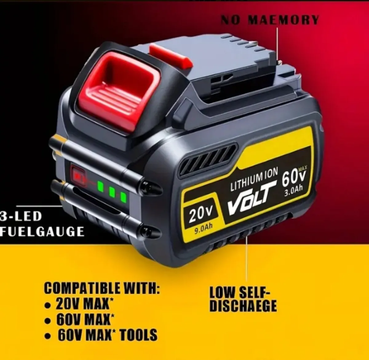 DeWalt flex volt batteries - Image 1
