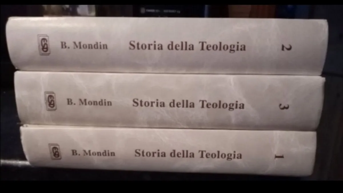 Three Italian Theology Books