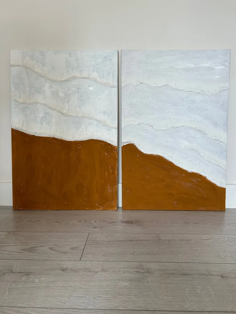 Seashore landscape painting - Image 1