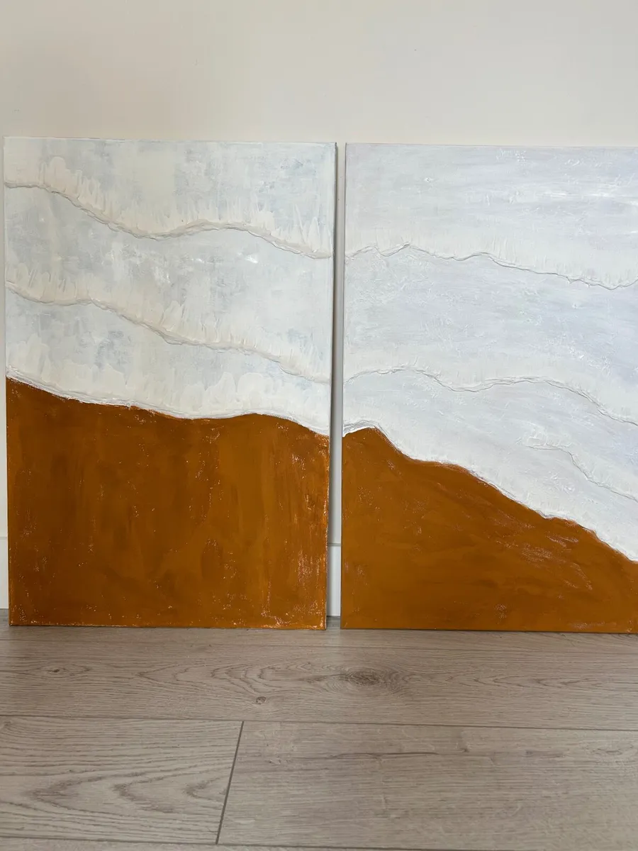 Seashore landscape painting - Image 2