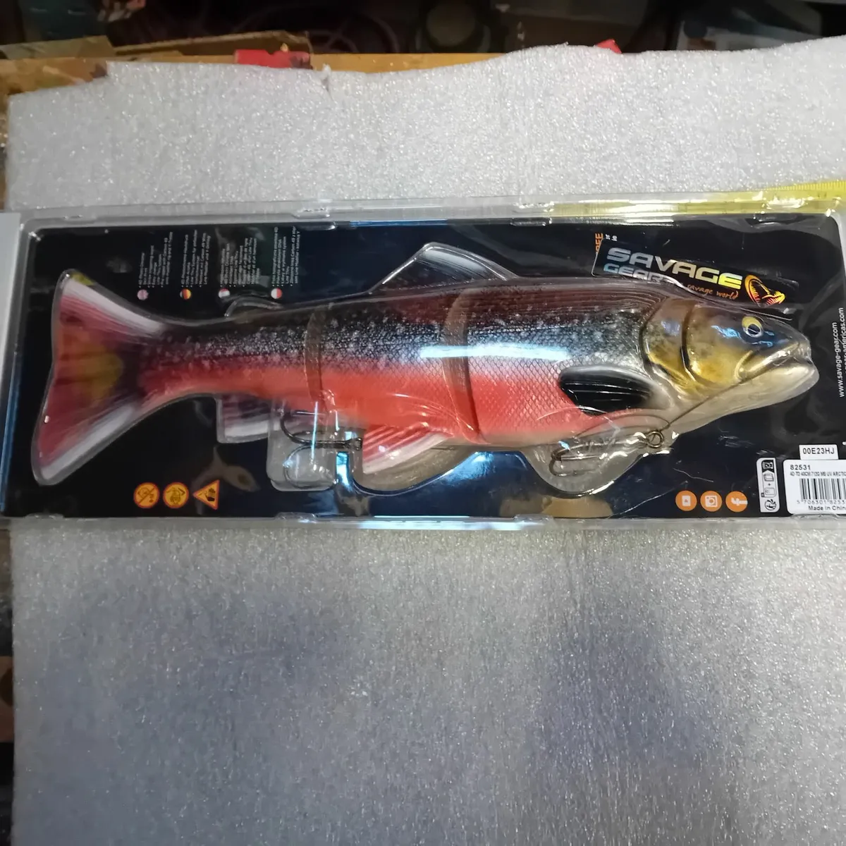 40cm Savage Gear Line Thru Trout - Image 1