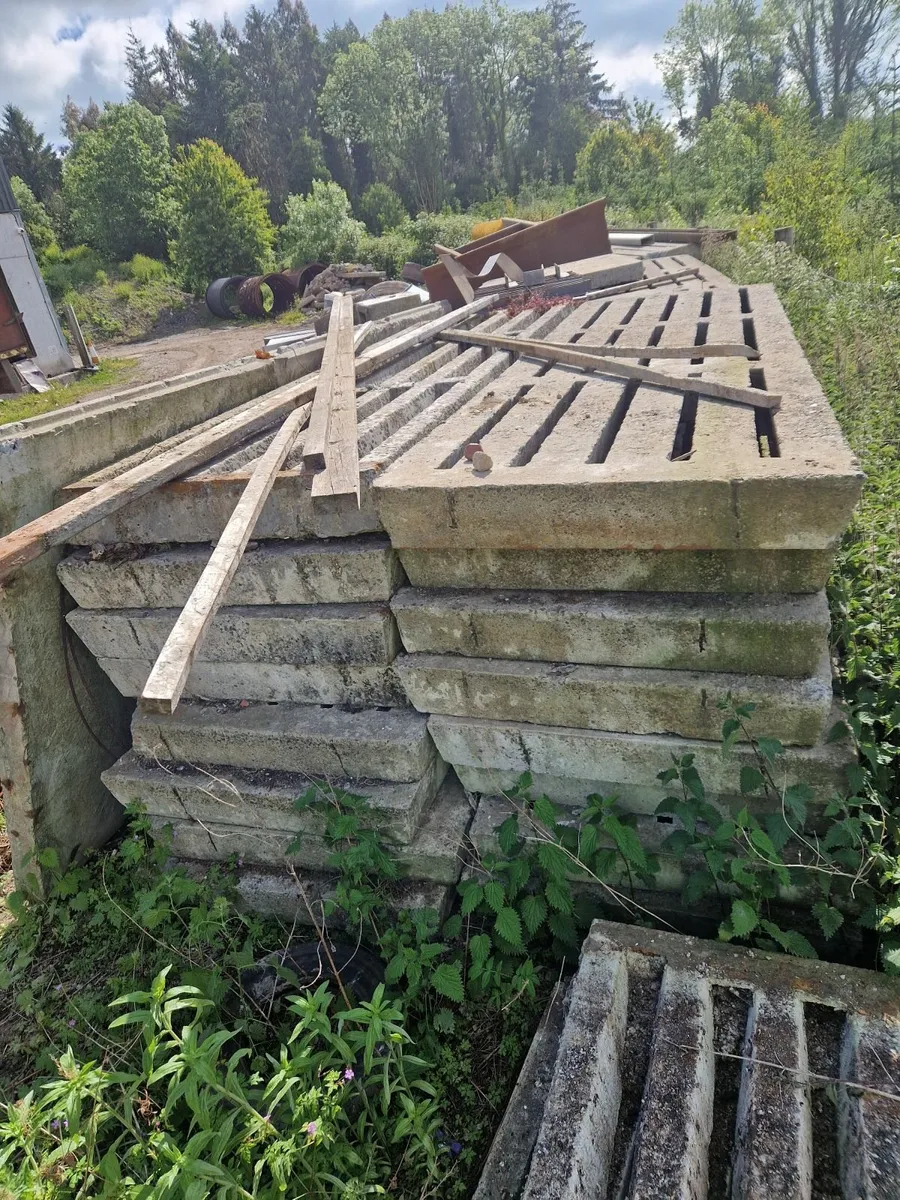 *on Hold* **Free** Old Unused Concrete Slats - Image 1