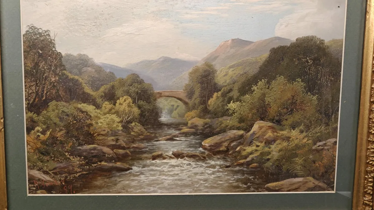 📍 CLEARANCE: 1899 Oil Painting by R. Fenson - Image 3