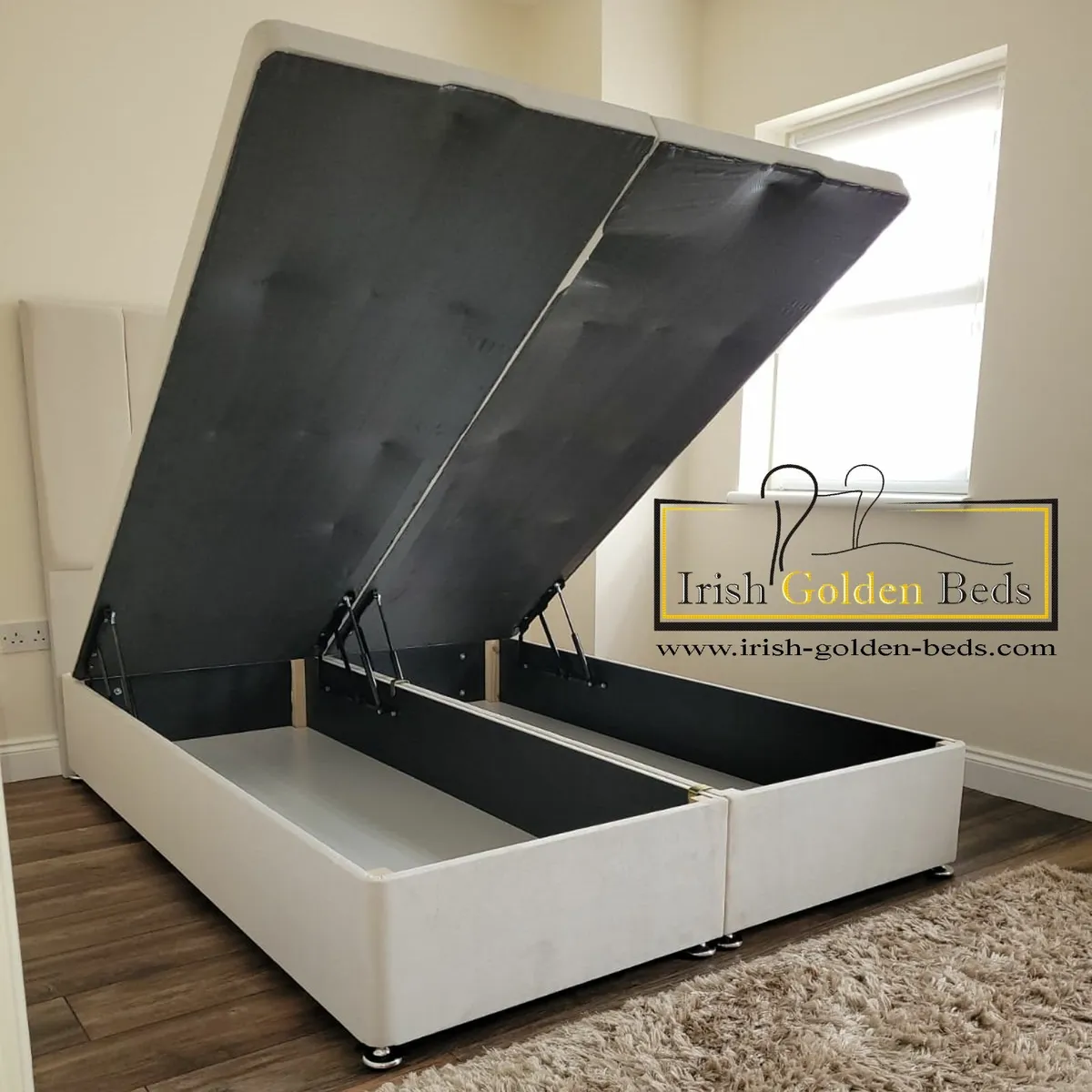Ottoman Storage Bed Gas Lift Frame Base End Lift O - Image 2
