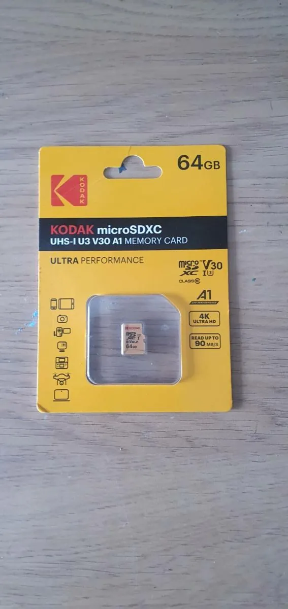 Kodak 64 gb Micro SD Cards