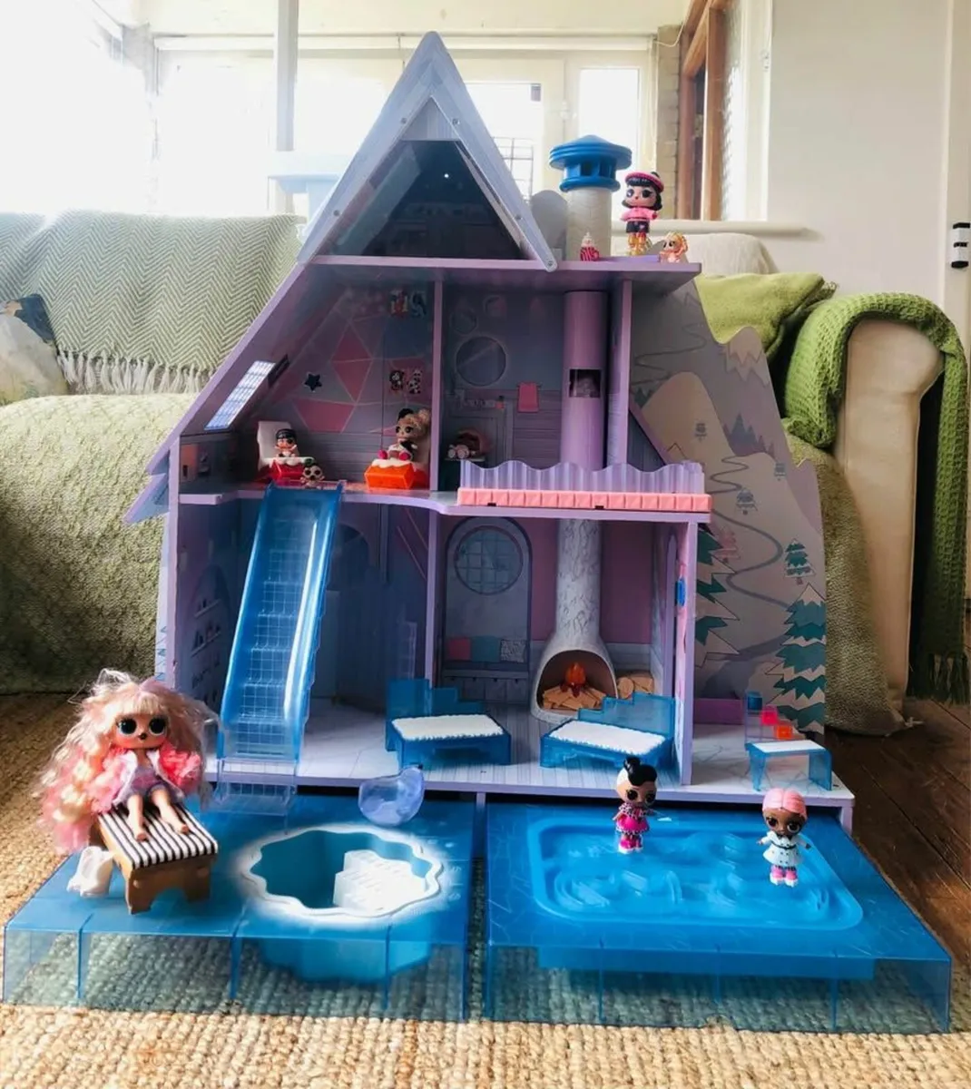 LOL Surprise Winter Chalet Dolls House  and Dolls - Image 1