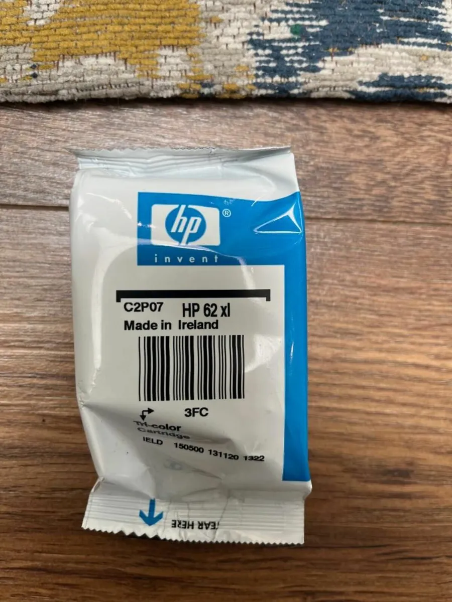 HP 62XL - High Yield  tricolour original ink