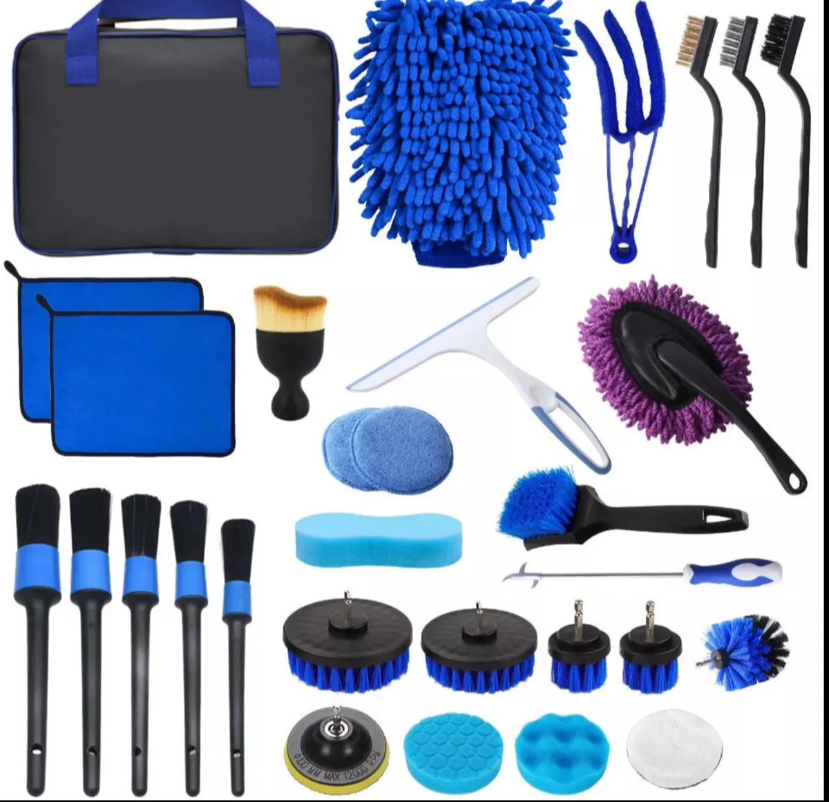 30Pcs Car Cleaning Kit Auto Detailing Set NEW - Image 1