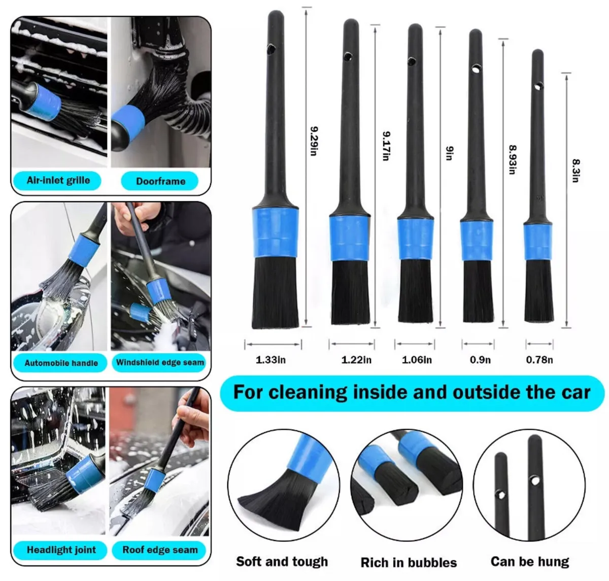 30Pcs Car Cleaning Kit Auto Detailing Set NEW - Image 4