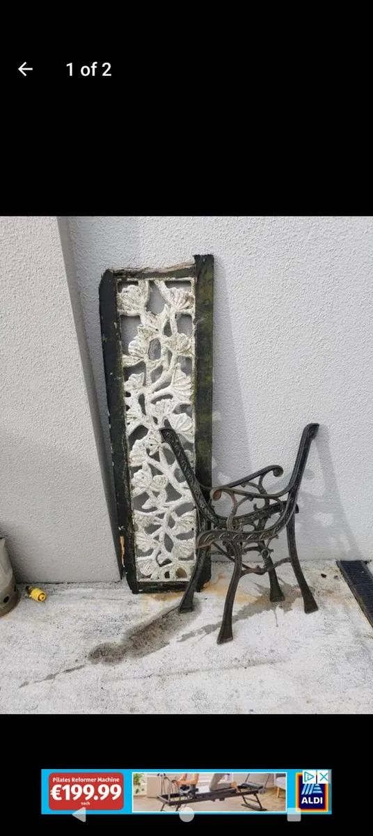 Cast iron bench - Image 1