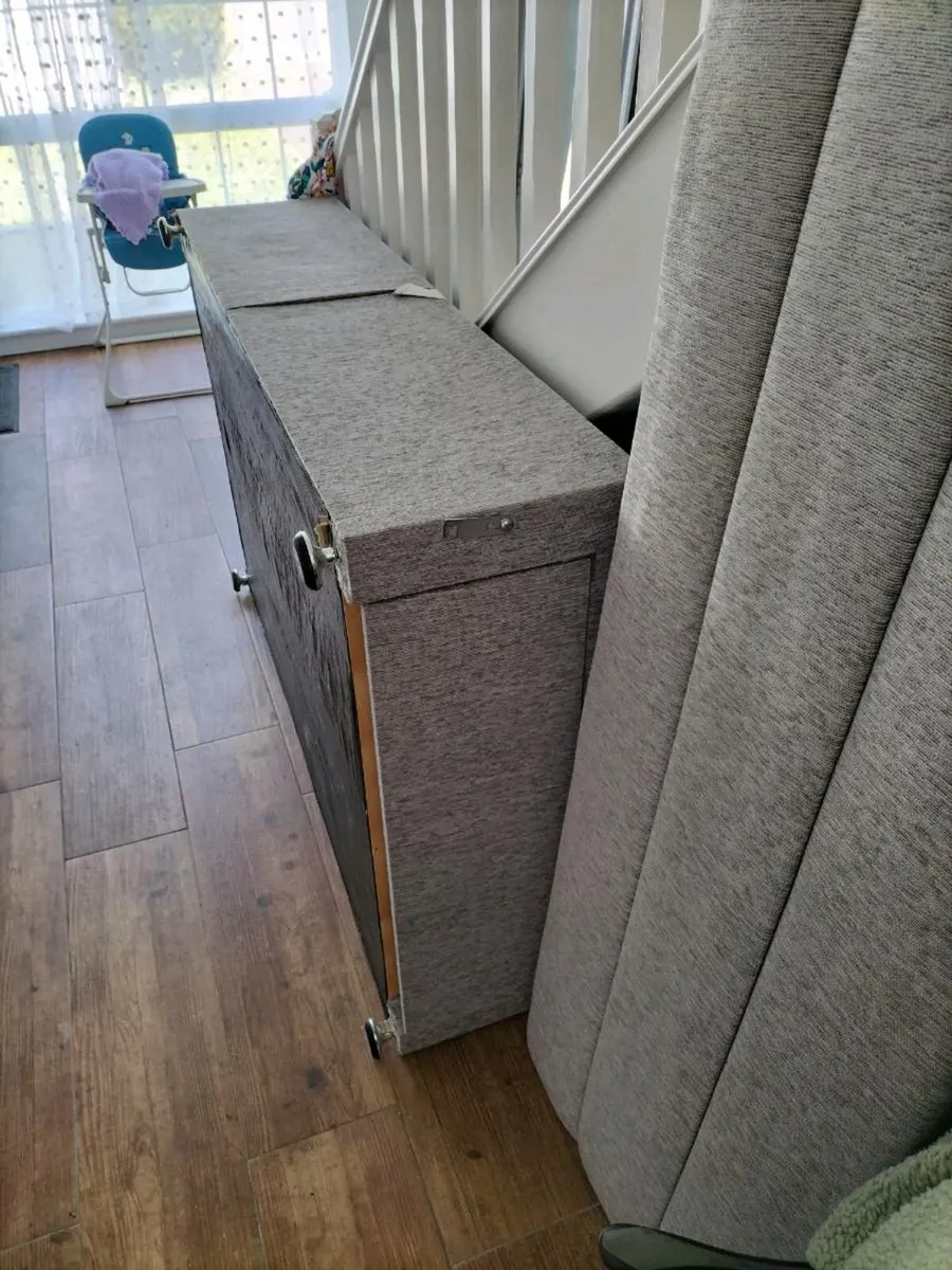 King Size Bed with Headboard - Image 1