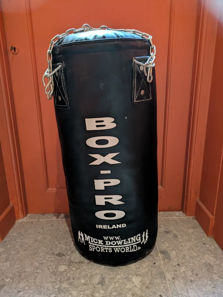 Boxing punchbag and hanging stand - Image 1