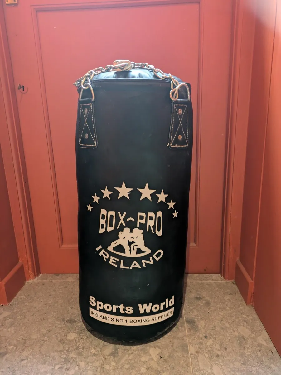 Boxing punchbag and hanging stand - Image 2