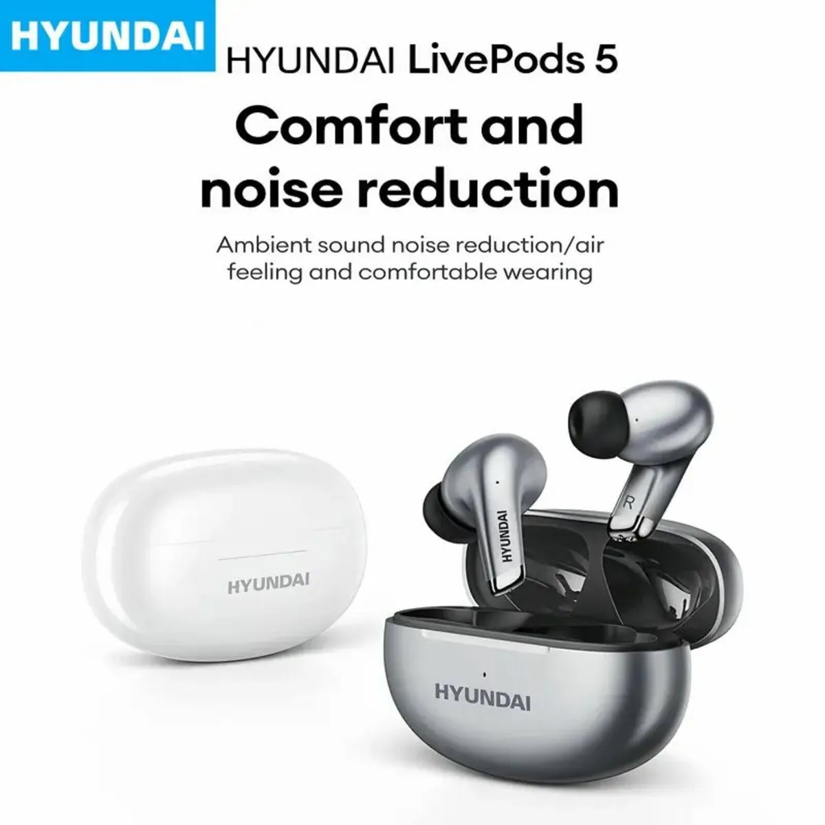 HYUNDAI LivePods 5 Earbuds Wireless - Image 4