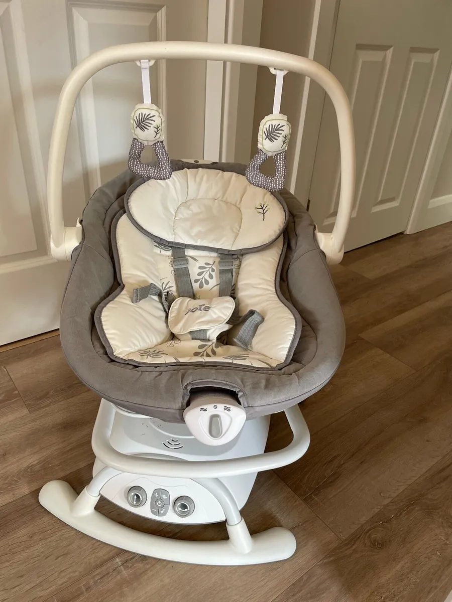 Joie Sansa 2-in-1 Baby Swing and Rocker - Image 1