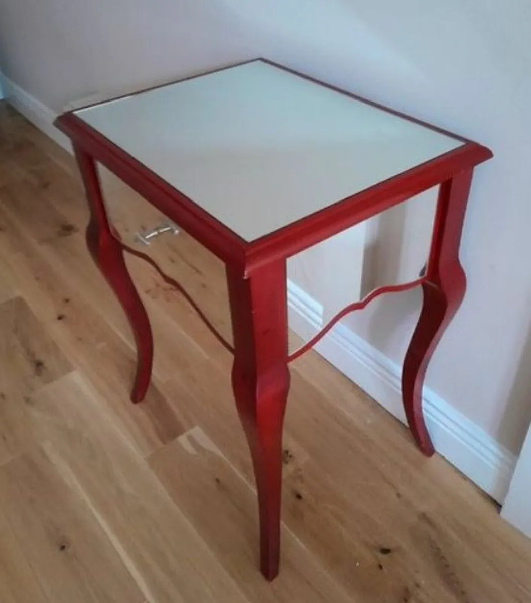 Lamp Table Console Table - Mirrored Top & Sides - Image 3