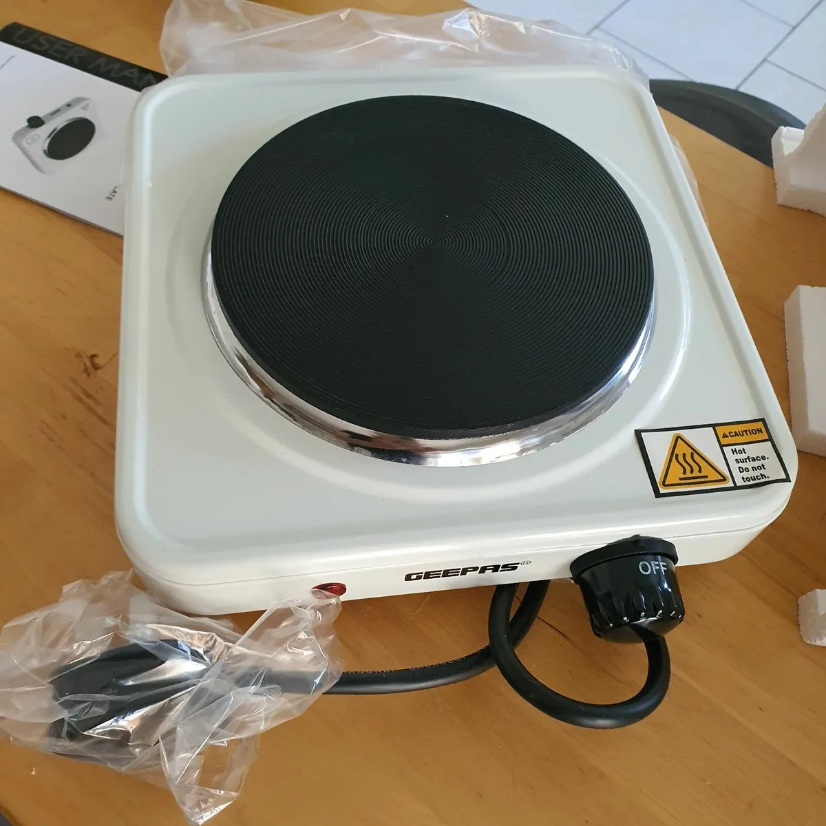 Single electrical plate/hob - Image 1