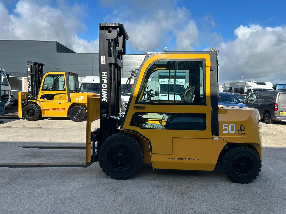 2023 HIFOUNE FD50 5 TONNE 4 METRE FORKLIFT - Image 2