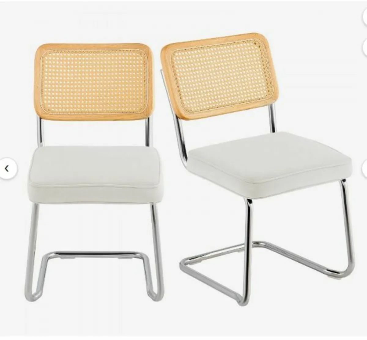 Rattan Chairs, Set of 2, Mid Century - Image 1